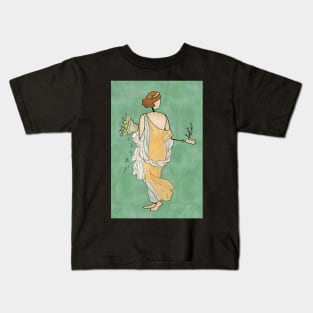 Ladies of the Villa of Ariadne - Flora Kids T-Shirt